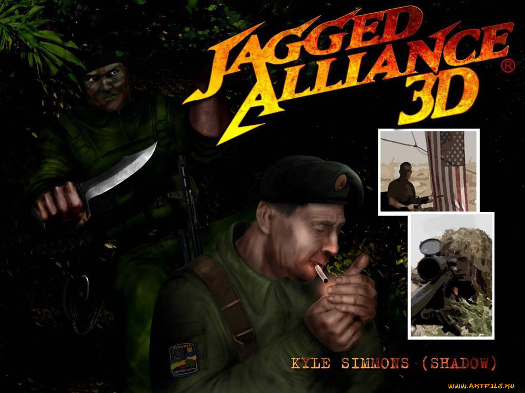 , , jagged, alliance, 3d